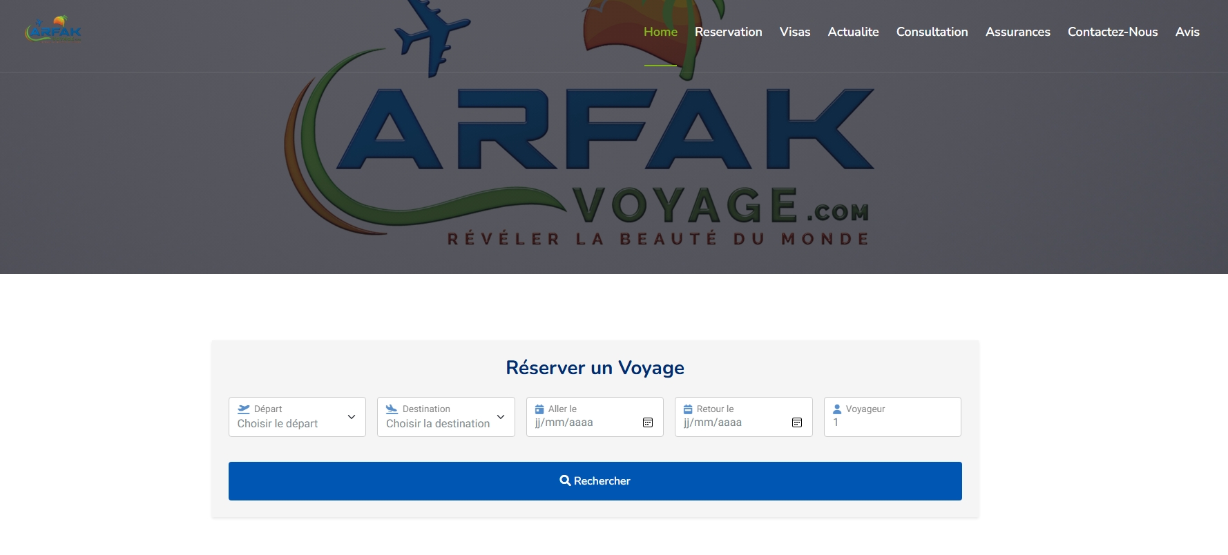 Visa Reservation App